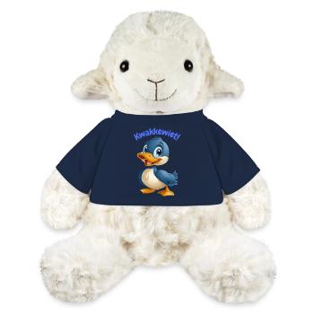 Chemise caneton Kwakkewiet ! Chemises en dialecte anversois - Mouton en peluche Annika MiniFeet® - bleu marine - Devant