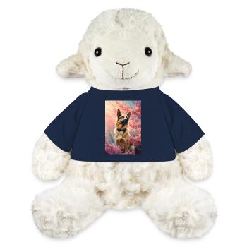 Berger Allemand Malinois Cerisier - Mouton en peluche Annika MiniFeet® - bleu marine - Devant