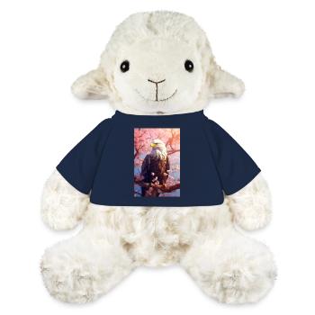 Aigle Animal Aigle Pygargue à tête blanche Cerisier - Mouton en peluche Annika MiniFeet® - bleu marine - Devant