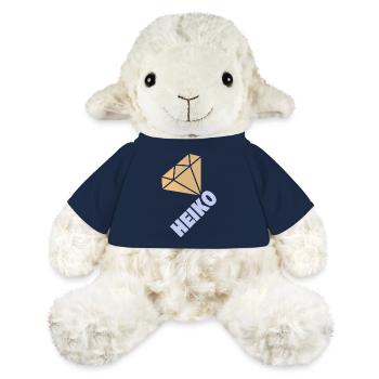 Cadeau pour Heiko - Mouton en peluche Annika MiniFeet® - bleu marine - Devant