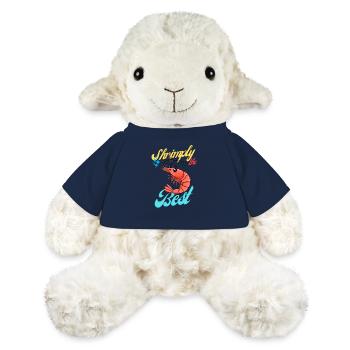 Crevettes les meilleures ! - Mouton en peluche Annika MiniFeet® - bleu marine - Devant