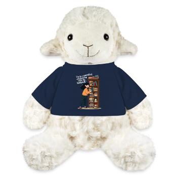 Bookworm bookworm on a bookshelf - MiniFeet® Sheep Annika - french navy - Front