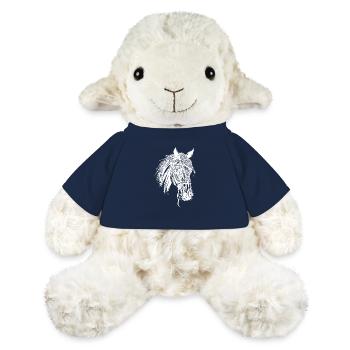Étalon pur-sang Cheval Dressage Sports équestres - Mouton en peluche Annika MiniFeet® - bleu marine - Devant