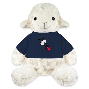 Funny Comic Face Cool Tongue Stick Out - MiniFeet® Sheep Annika - french navy - Front