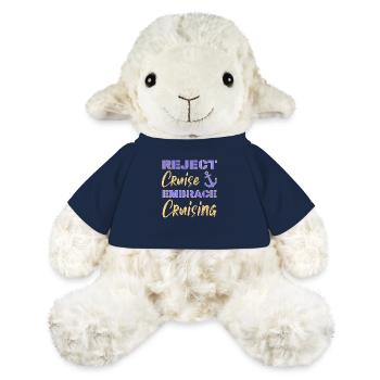 Kreuzfahrt ablehnen Embrace Cruising | Lustige Sprüche - MiniFeet® Schaf Annika - French Navy - Vorne
