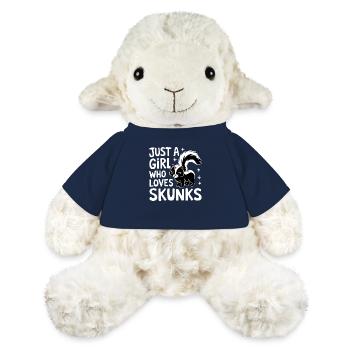 Stinktier Zoo Tiere - MiniFeet® Schaf Annika - French Navy - Vorne
