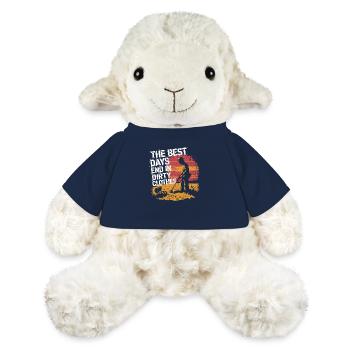 Découvrez des aventures dans le sol - Mouton en peluche Annika MiniFeet® - bleu marine - Devant