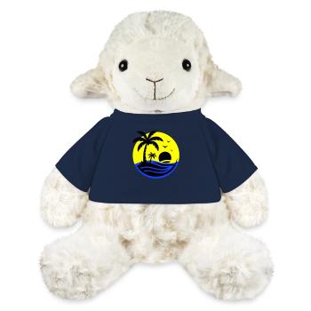Island Palm Trees Sea - MiniFeet® Sheep Annika - french navy - Front