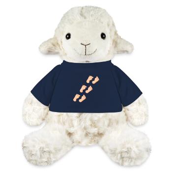 Foot Feet Foot Care Podiatry Gift Gift Idea - Mouton en peluche Annika MiniFeet® - bleu marine - Devant