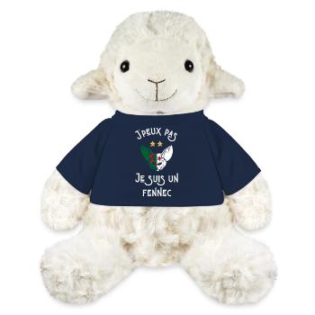 je Ne peux pas je suis un fennec algérien - Mouton en peluche Annika MiniFeet® - bleu marine - Devant