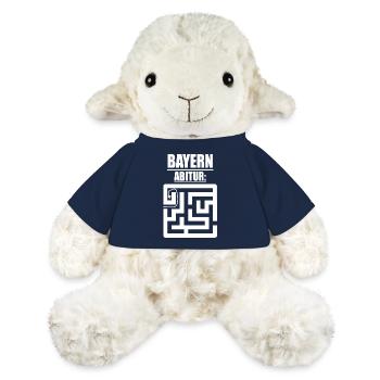 Abitur Abschluss Prüfung Sprüche lustig Abi Bayern - MiniFeet® Schaf Annika - French Navy - Vorne