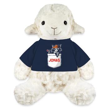 Waschbär Jonas - MiniFeet® Schaf Annika - French Navy - Vorne