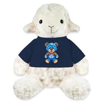 Blauer Teddy - MiniFeet® Schaf Annika - French Navy - Vorne
