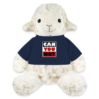 Can You Not Quote Funny Sarcastic Saying Joke - MiniFeet® Sheep Annika - french navy - Front