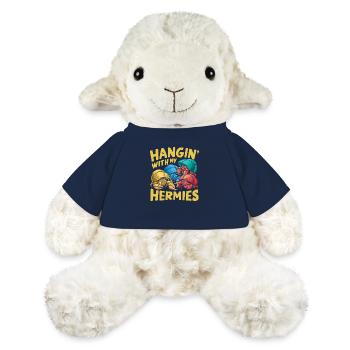Sur la route avec mes Hermies - Mouton en peluche Annika MiniFeet® - bleu marine - Devant