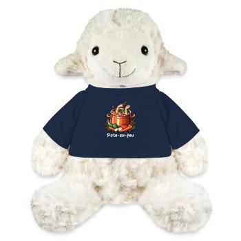 Pote au feu - Mouton en peluche Annika MiniFeet® - bleu marine - Devant