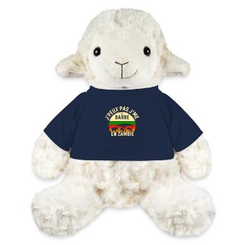 J peux pas j me barre En Zambie - Mouton en peluche Annika MiniFeet® - bleu marine - Devant