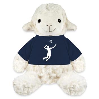 Le volley-ball vole - Mouton en peluche Annika MiniFeet® - bleu marine - Devant