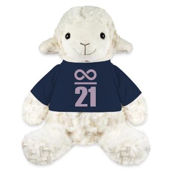 Unendlich durch 21 Millionen Bitcoin - MiniFeet® Schaf Annika - French Navy - Vorne