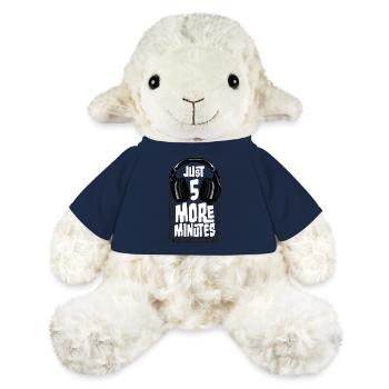 Funny Gamer Juste cinq minutes de plus 5 Jeux vidéo - Mouton en peluche Annika MiniFeet® - bleu marine - Devant