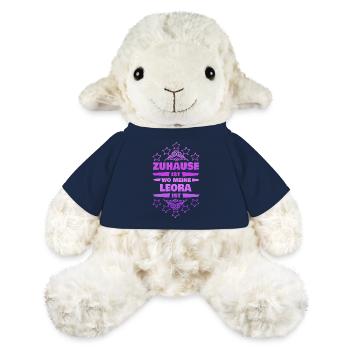 Petite amie Leora - Mouton en peluche Annika MiniFeet® - bleu marine - Devant