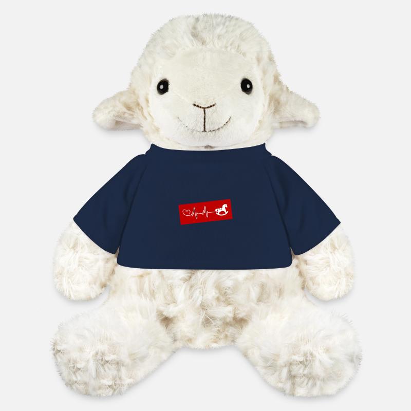 Schauckelpferd Icon Puls Herzschlag - MiniFeet® Schaf Annika - French Navy