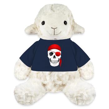 Pirate du crâne - Mouton en peluche Annika MiniFeet® - bleu marine - Devant
