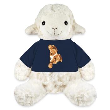 Spähender Border Collie Hund - MiniFeet® Schaf Annika - French Navy - Vorne