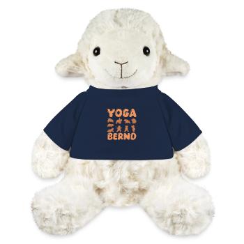 Yoga pour chat Bernd - Mouton en peluche Annika MiniFeet® - bleu marine - Devant