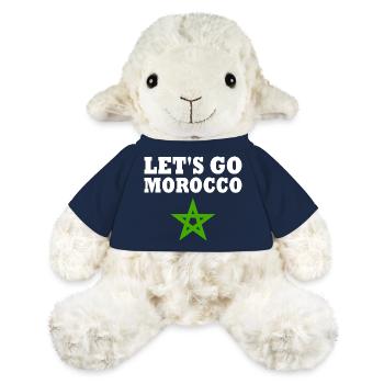 Maroc - Mouton en peluche Annika MiniFeet® - bleu marine - Devant