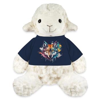 Wolf Wasserfarbe Spirit Aquarell - MiniFeet® Schaf Annika - French Navy - Vorne