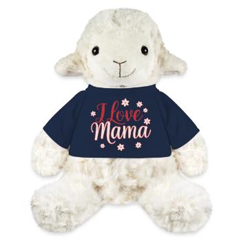 idee cadeau mama fete des meres anniversaire - Mouton en peluche Annika MiniFeet® - bleu marine - Devant