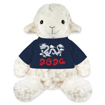 2024 année du dragon - Mouton en peluche Annika MiniFeet® - bleu marine - Devant