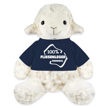 Le métier de carreleur - Mouton en peluche Annika MiniFeet® - bleu marine - Devant