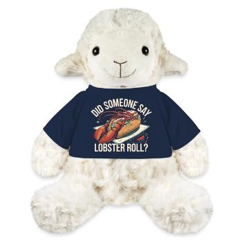 La nourriture rencontre le style - Mouton en peluche Annika MiniFeet® - bleu marine - Devant