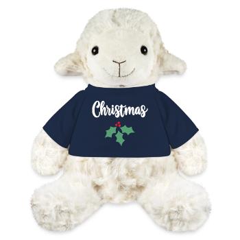 Houx de Noël - Mouton en peluche Annika MiniFeet® - bleu marine - Devant