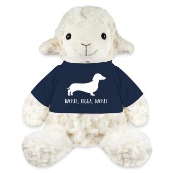 Hund Dackel - MiniFeet® Schaf Annika - French Navy - Vorne