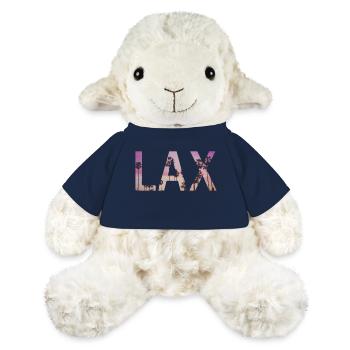 LAX (Los Angeles) lettering - MiniFeet® Sheep Annika - french navy - Front
