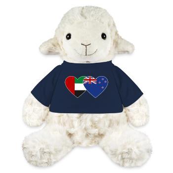 Émirats arabes unis Drapeau de la Nouvelle-Zélande - Mouton en peluche Annika MiniFeet® - bleu marine - Devant