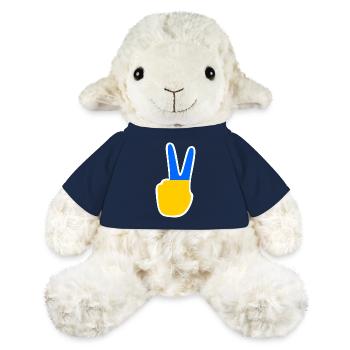 ukraine - Mouton en peluche Annika MiniFeet® - bleu marine - Devant