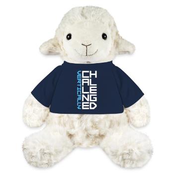 verticalement défié drôle petit gens blague hommes - Mouton en peluche Annika MiniFeet® - bleu marine - Devant