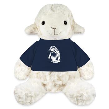 Cunning Clever Kids Pingouin Style de tatouage - Mouton en peluche Annika MiniFeet® - bleu marine - Devant