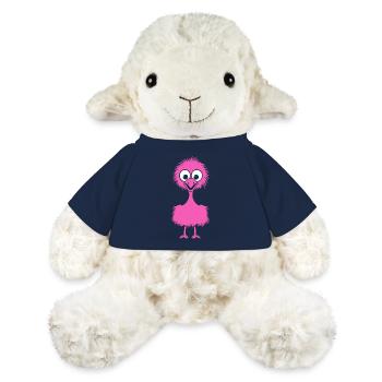autruche - Mouton en peluche Annika MiniFeet® - bleu marine - Devant