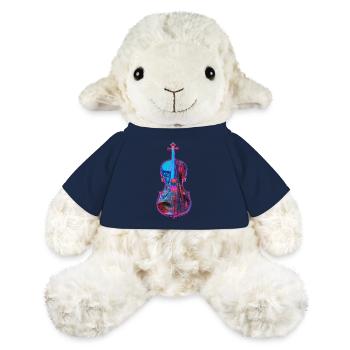 Violon - Mouton en peluche Annika MiniFeet® - bleu marine - Devant