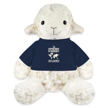 Un monde meilleur 2 - Mouton en peluche Annika MiniFeet® - bleu marine - Devant
