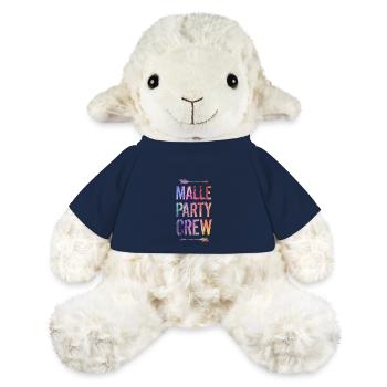 Malle Party Crew Spruch - MiniFeet® Schaf Annika - French Navy - Vorne