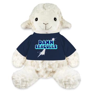 Verdammte Möwen lustiger Segler Kapitän Spruch - MiniFeet® Schaf Annika - French Navy - Vorne