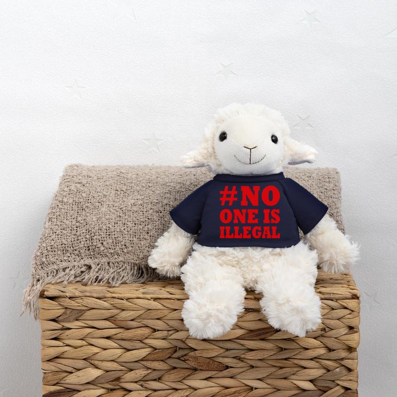 No one is illegal Mouton en peluche Annika MiniFeet®
