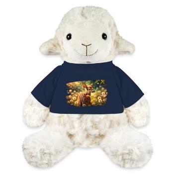 Deer in golden dandelion meadow - MiniFeet® Sheep Annika - french navy - Front
