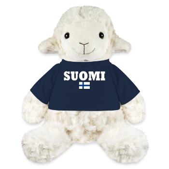 Suomi - Mouton en peluche Annika MiniFeet® - bleu marine - Devant